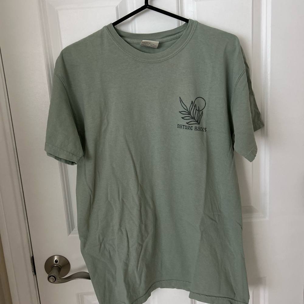 Nature Backs Soft T Shirt in Palm